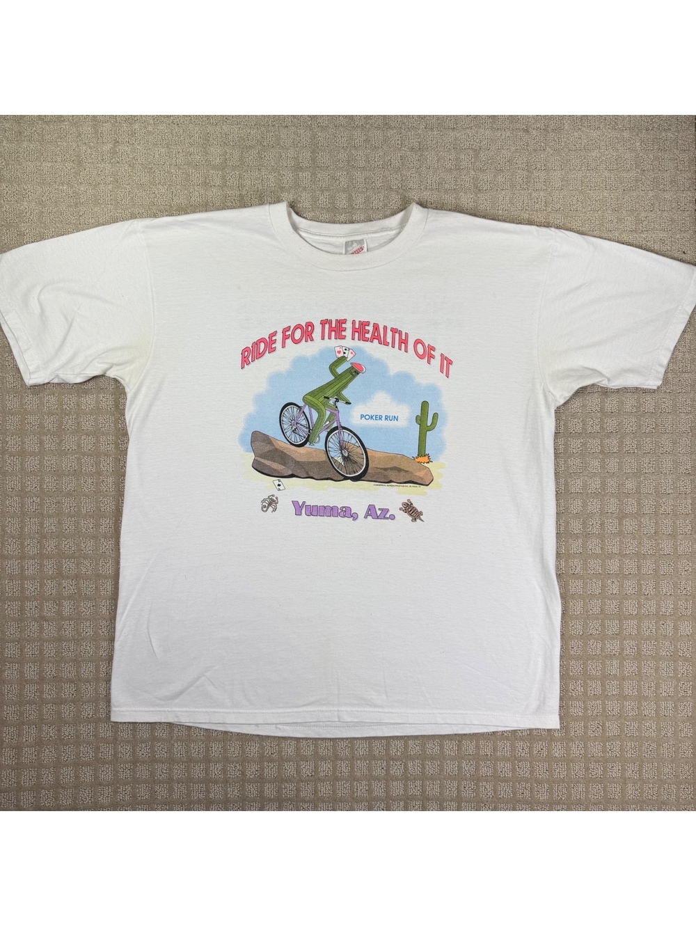 White Yuma Arizona Graphic Short Sleeve T Shirt XL